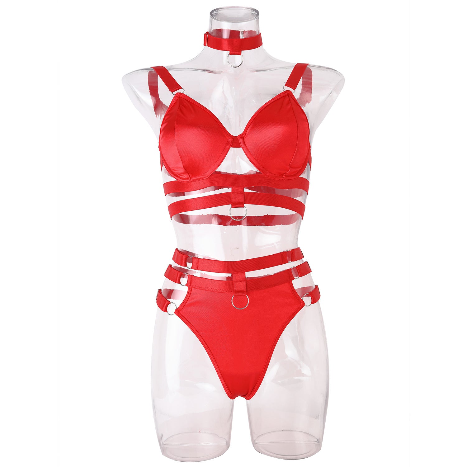 Avignon Saten Strapless Fantezi Jartiyer